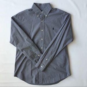 Vintage Polo - Checker Button Down Shirt - Mens M